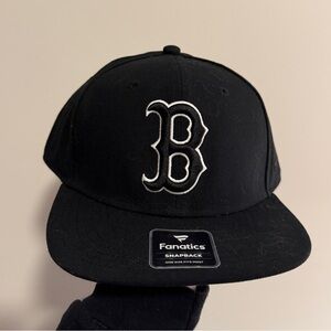 Boston Red Sox Black on Black Snapback Hat